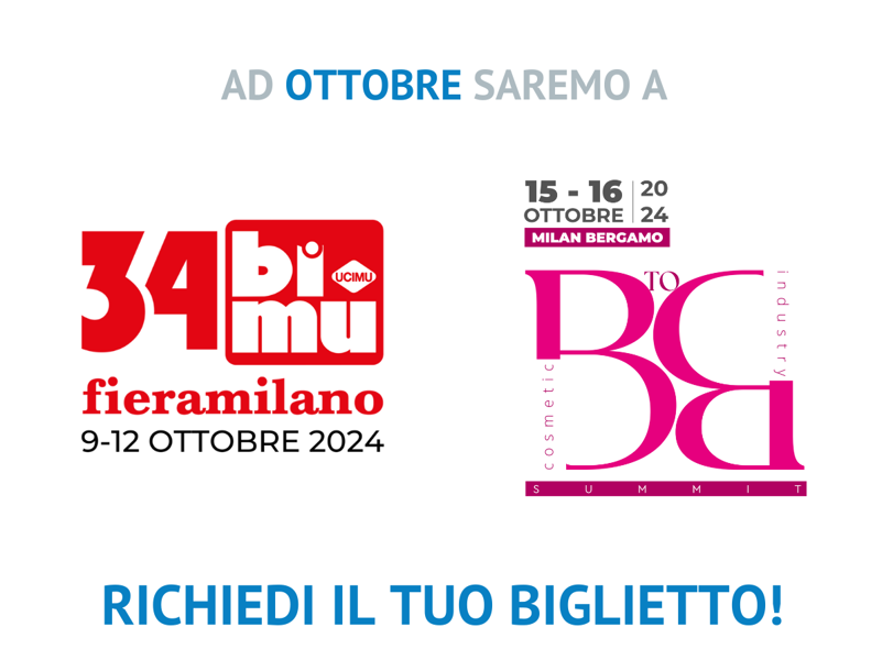 Richiedi il biglietto per BIMU e BeautyToBusiness